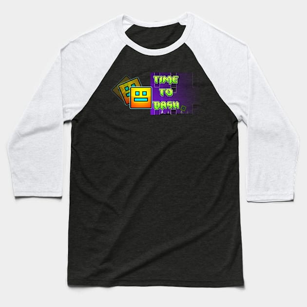 Time To Dash Baseball T-Shirt by Vanitee